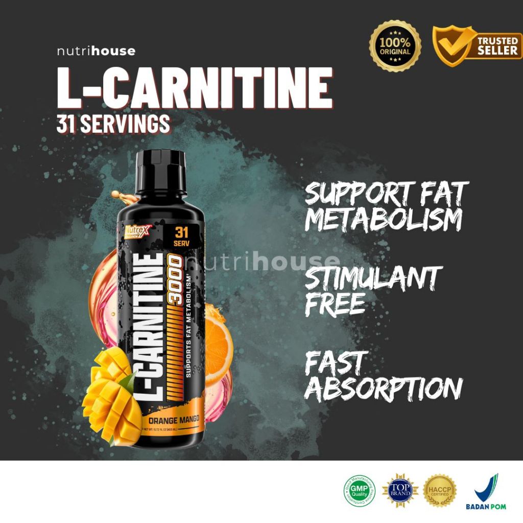 Nutrex L-Carnitine 3000 31servings Fat Burner