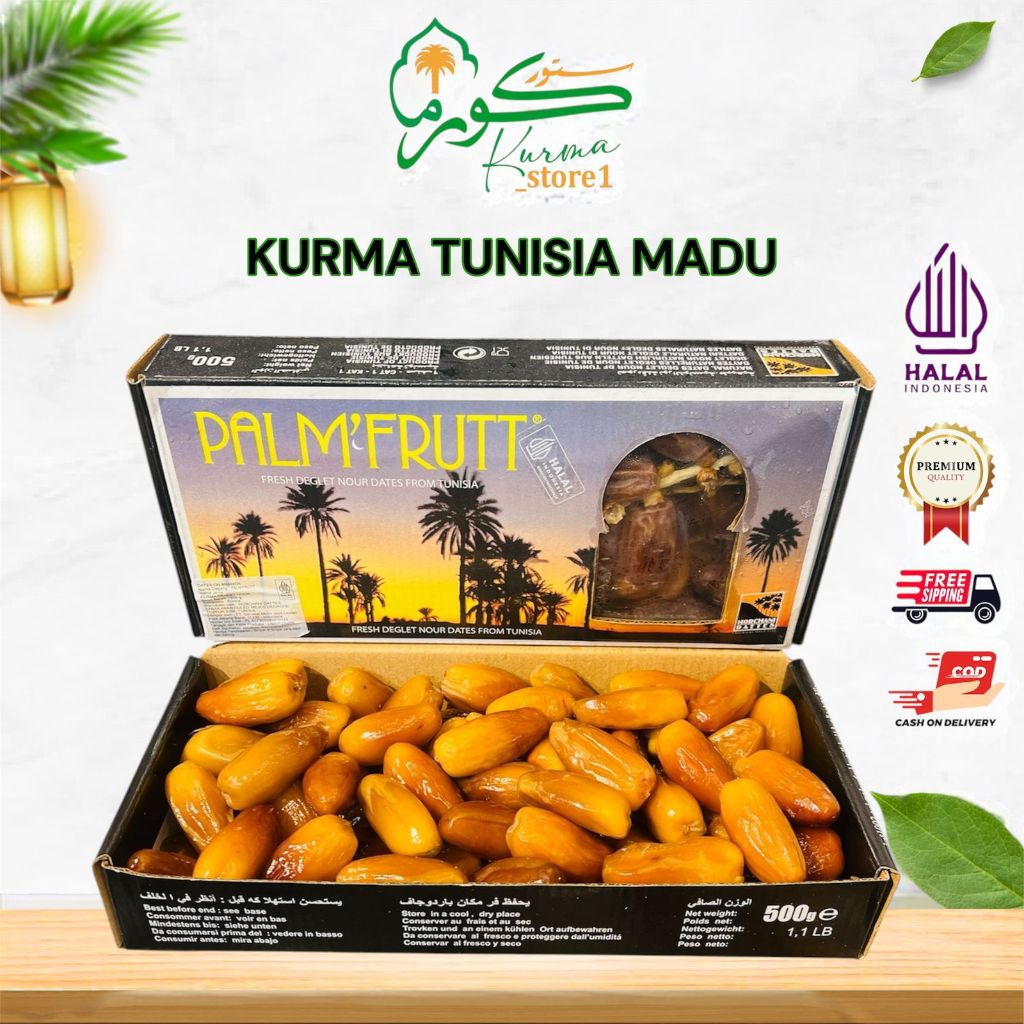 KURMA PALM FRUIT MADU 1KG PREMIUM - KURMA PALM FRUIT - TUNISIA