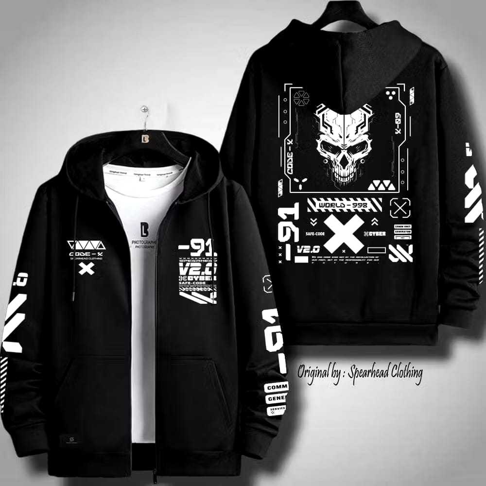 Jaket Hoodie Pria Wanita Zipper Distro Bandung Original Physico Terbaru Bahan Cotton FleeceHollister