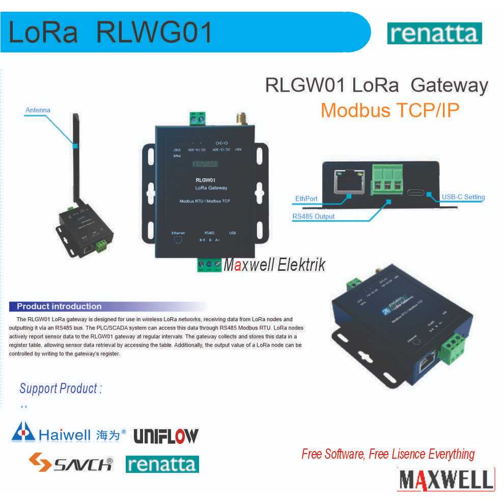 LoRa GATEWAY LRGW01 RENATTA