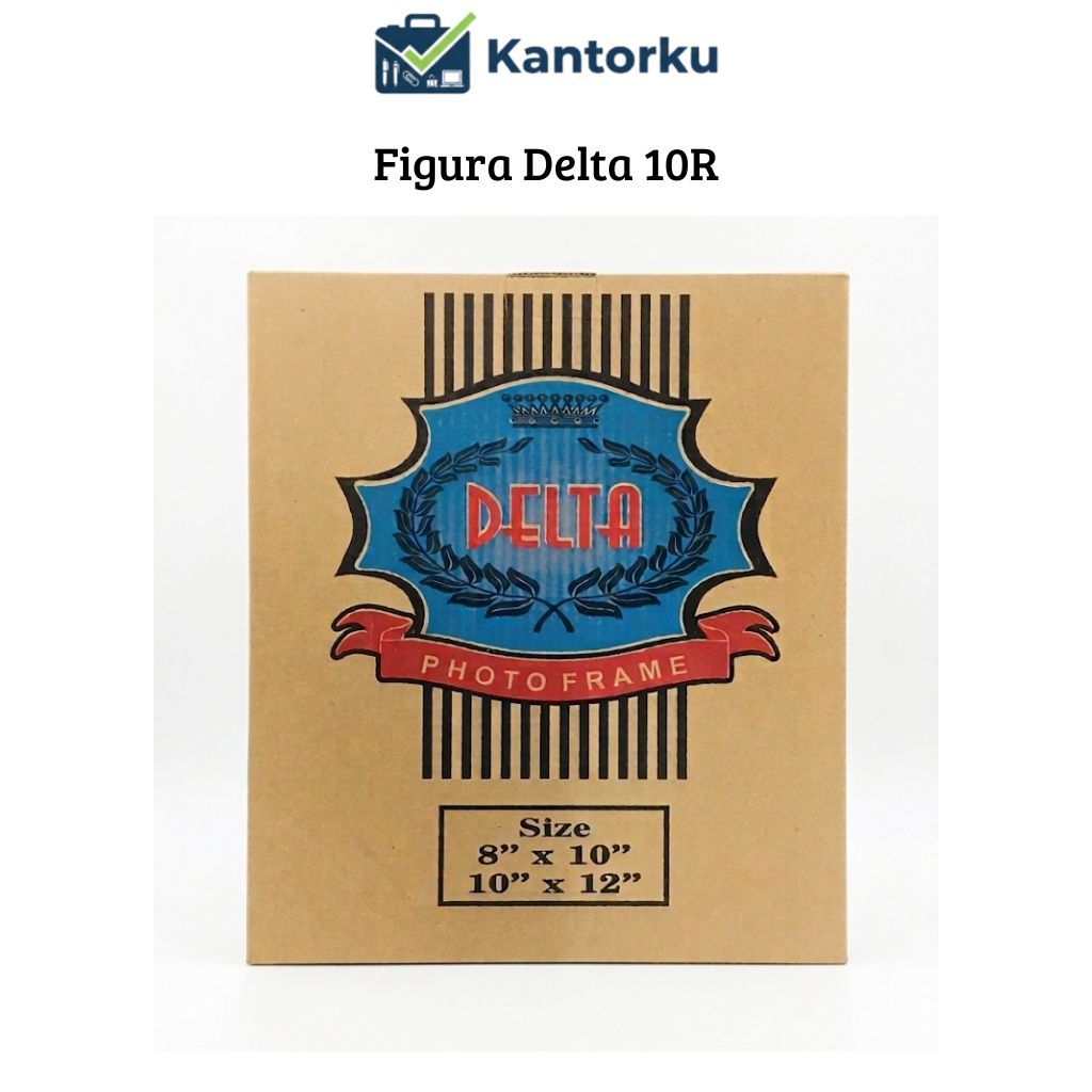 Bingkai Foto Delta Ukir Hitam 10R