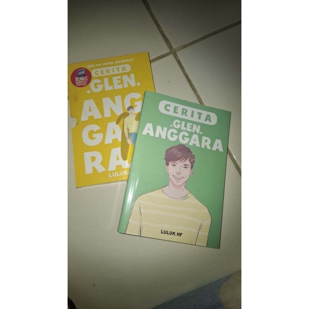 PRELOVED NOVEL " 12 CERITA GLEN ANGGARA" ORI