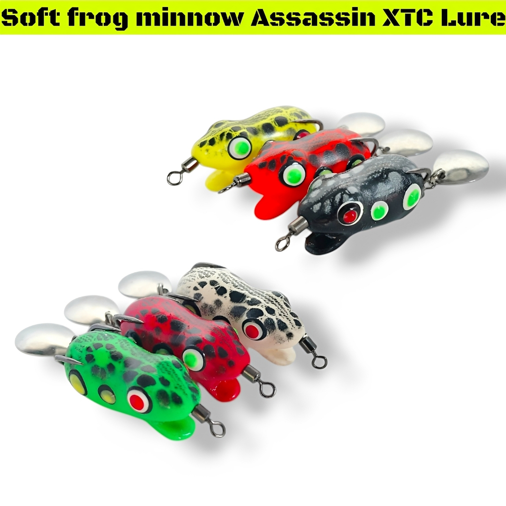 SOFT FROG MINNOW ASSASSIN UKURAN 3,5CM XTC LURE