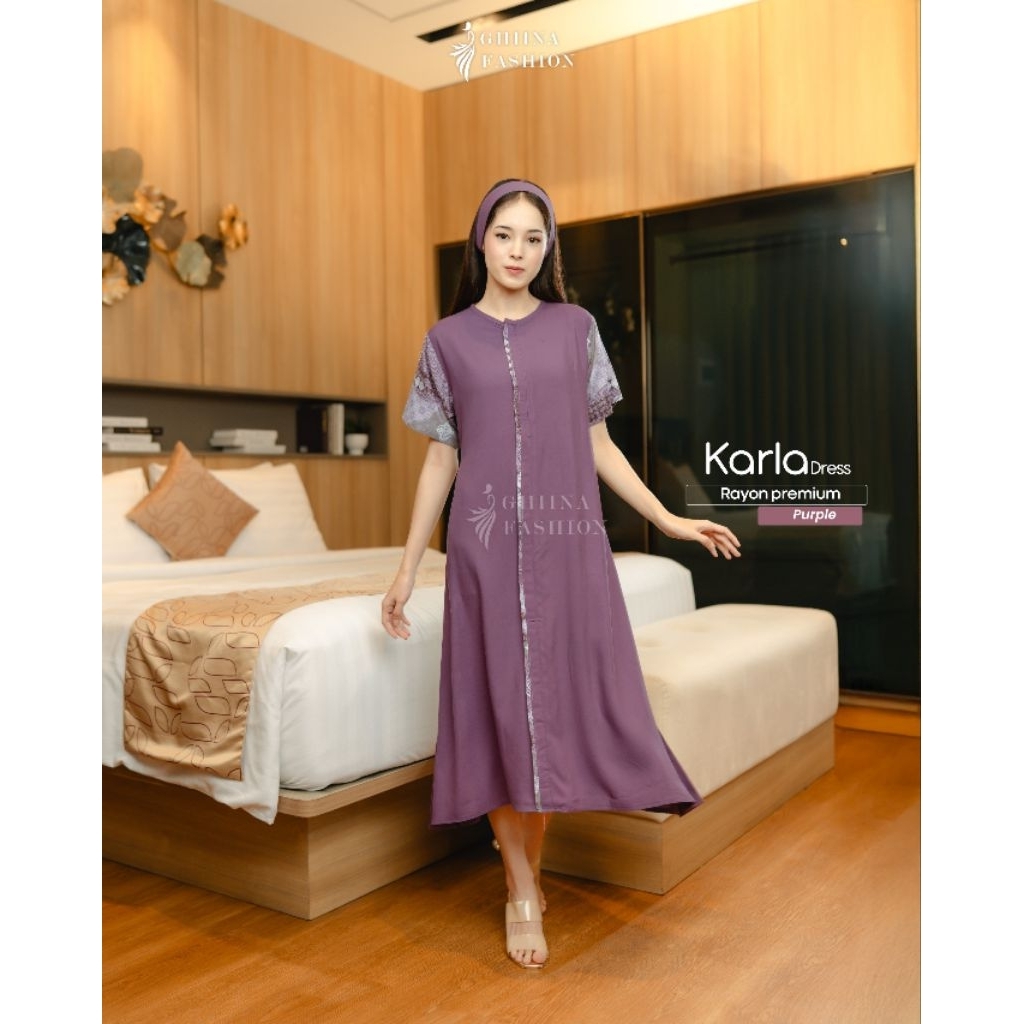 READY STOK KARLA DRESS & IZEL DRESS// DASTER// HOME DRESS By Ghina Fashion