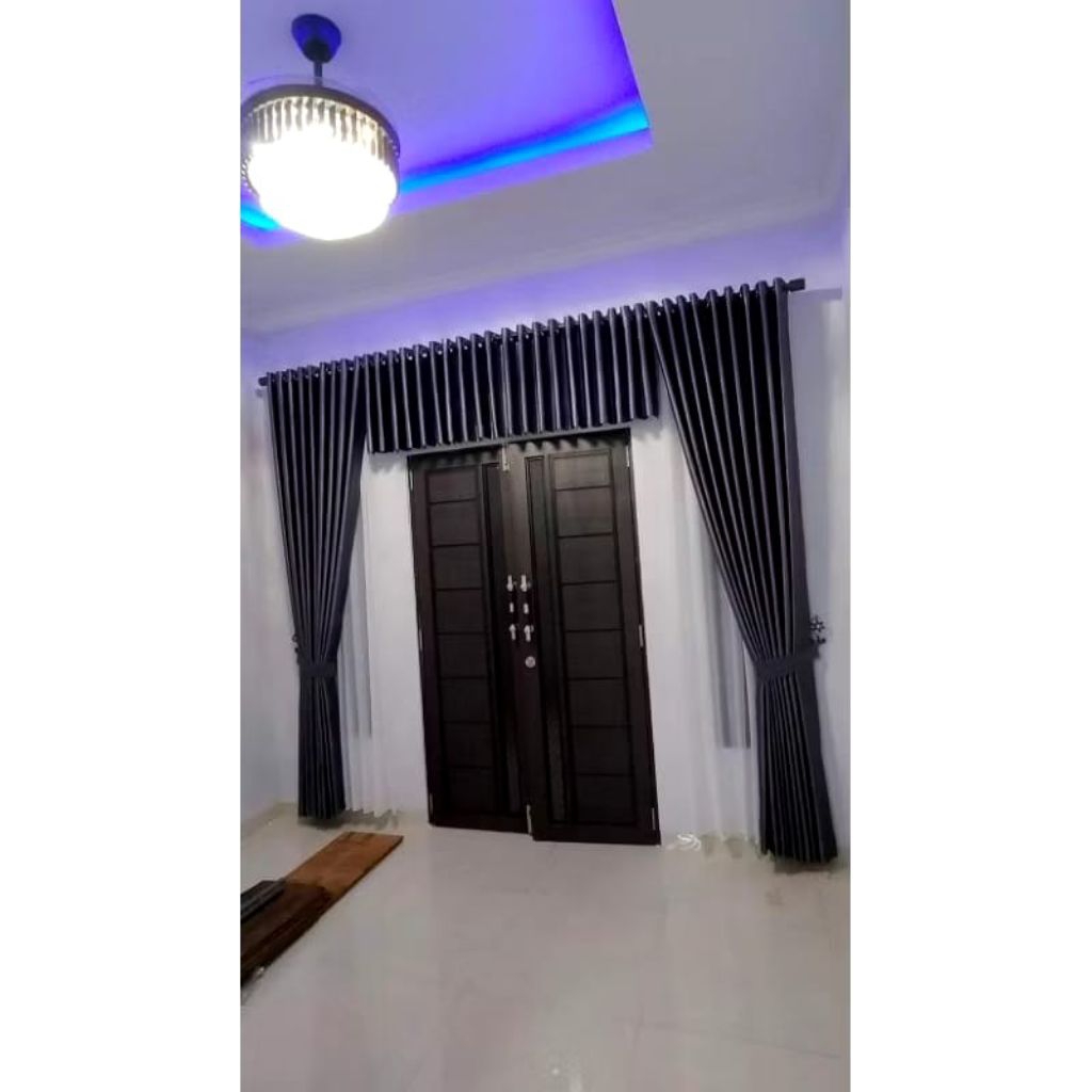 1 set Pintu Depan di DTEAM UAP gorden blackout tebal dan mewah gordyn,korden,gordeng,hordeng TIRAI T