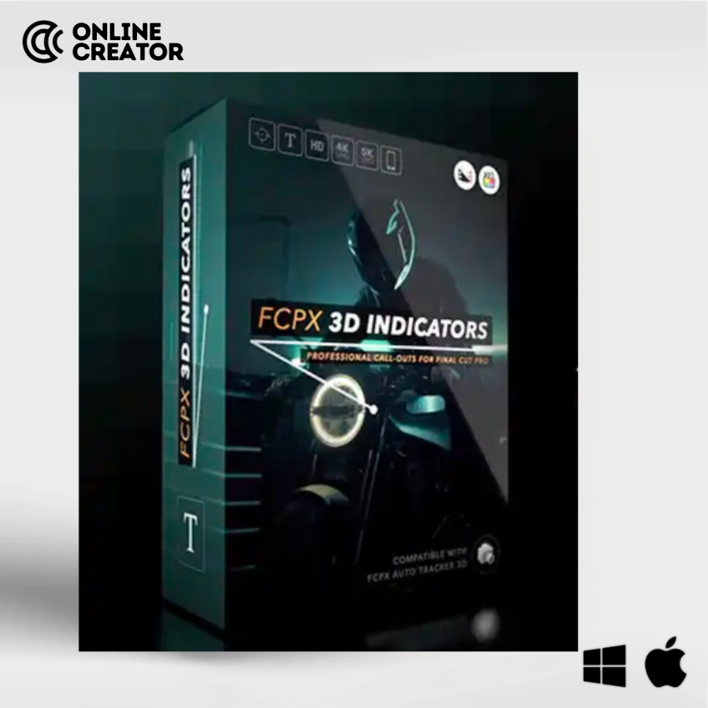 FCPX 3D Indicators Final Cut Pro Plugin
