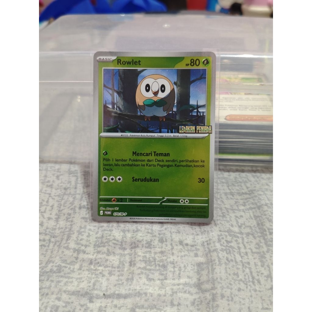 Kartu Pokemon Rowlet KARTU PROMO