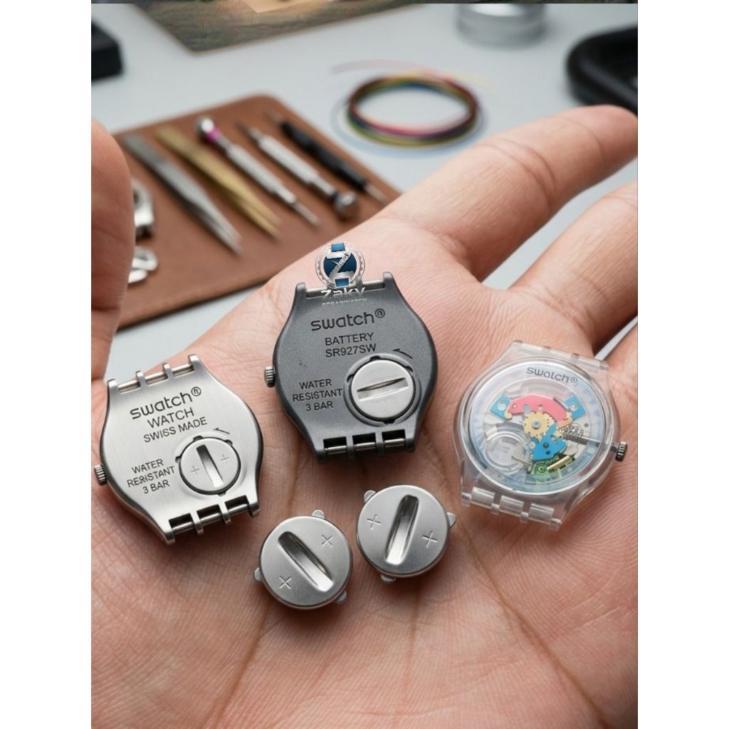 Tutup Batrai/Batery Jam Tangan Swatch Irony Stainless Steel