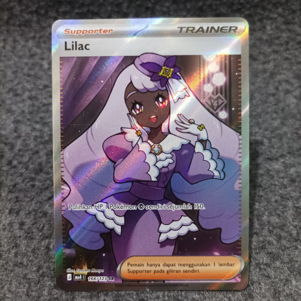 Pokemon indonesia TCG lilac 166/123 SR ma4i