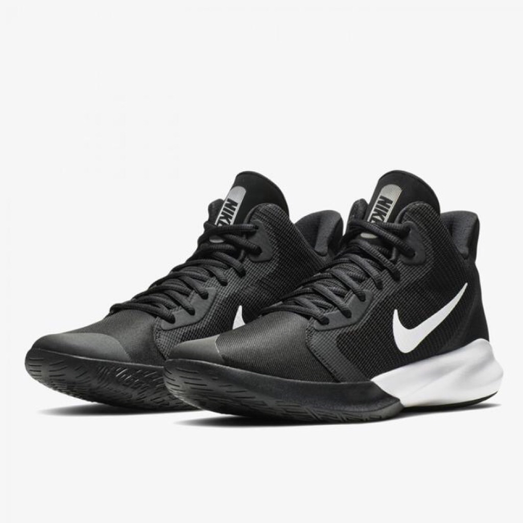 Sepatu Basket Precision 3 Black/Black/White