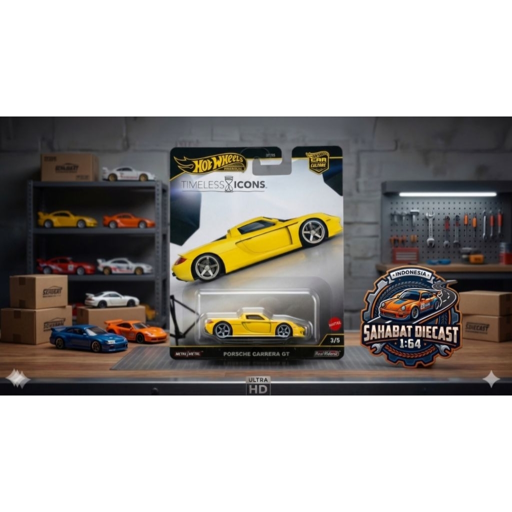Hotwheels premium PORSCHE CARRERA GT