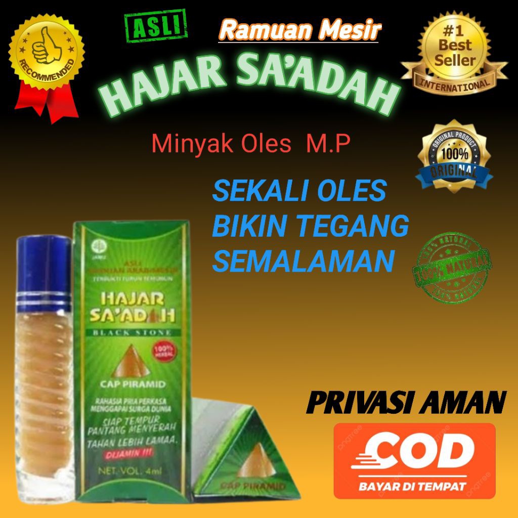 Hajar Jahanam Saadah Cair - Obat Kuat Herbal Asli Mesir, Aman Digunakan