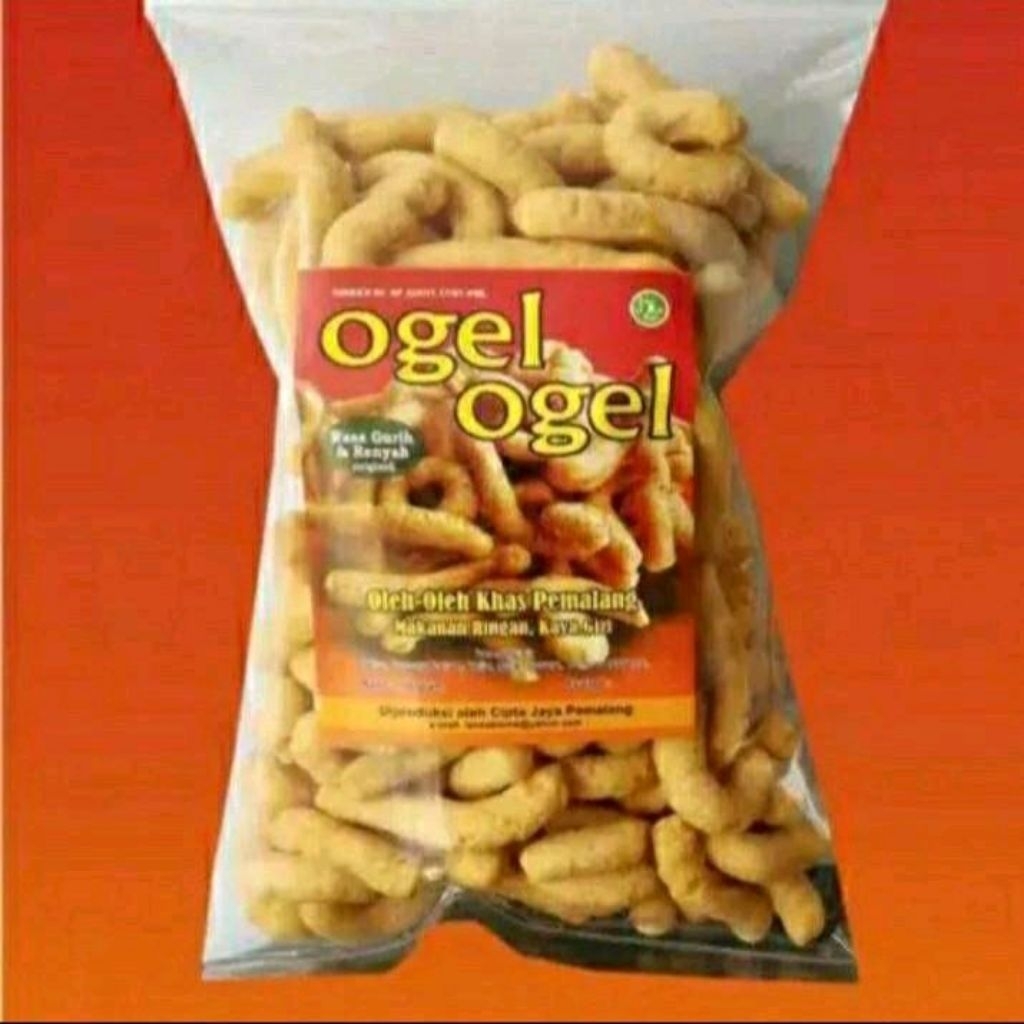 MAKANAN RINGAN OGEL-OGEL CEMILAN KHAS PEMALANG 100gram SNACK ENAK BERGIZI TERBARU TERMURAH ORIGINAL 