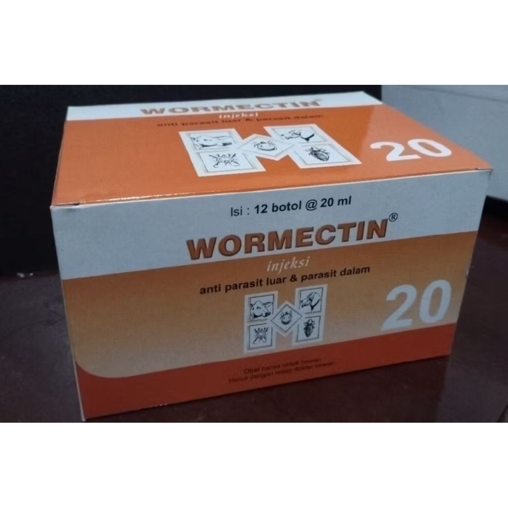 Wormectin 20ml obat hewan ternak-obat parasit hewan