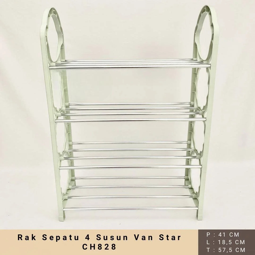 Rak Sepatu 4 Susun Van Star CH828