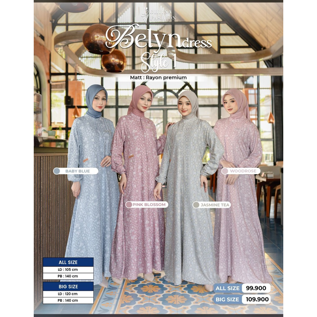 BELYN DRES STYLE 1-3 by GHINA FASHION