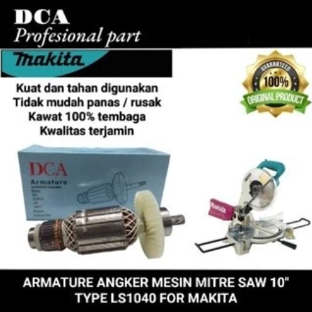 DCA armature angker mesin Mitre Saw 10" type LS1040 for makita ( original part dca )