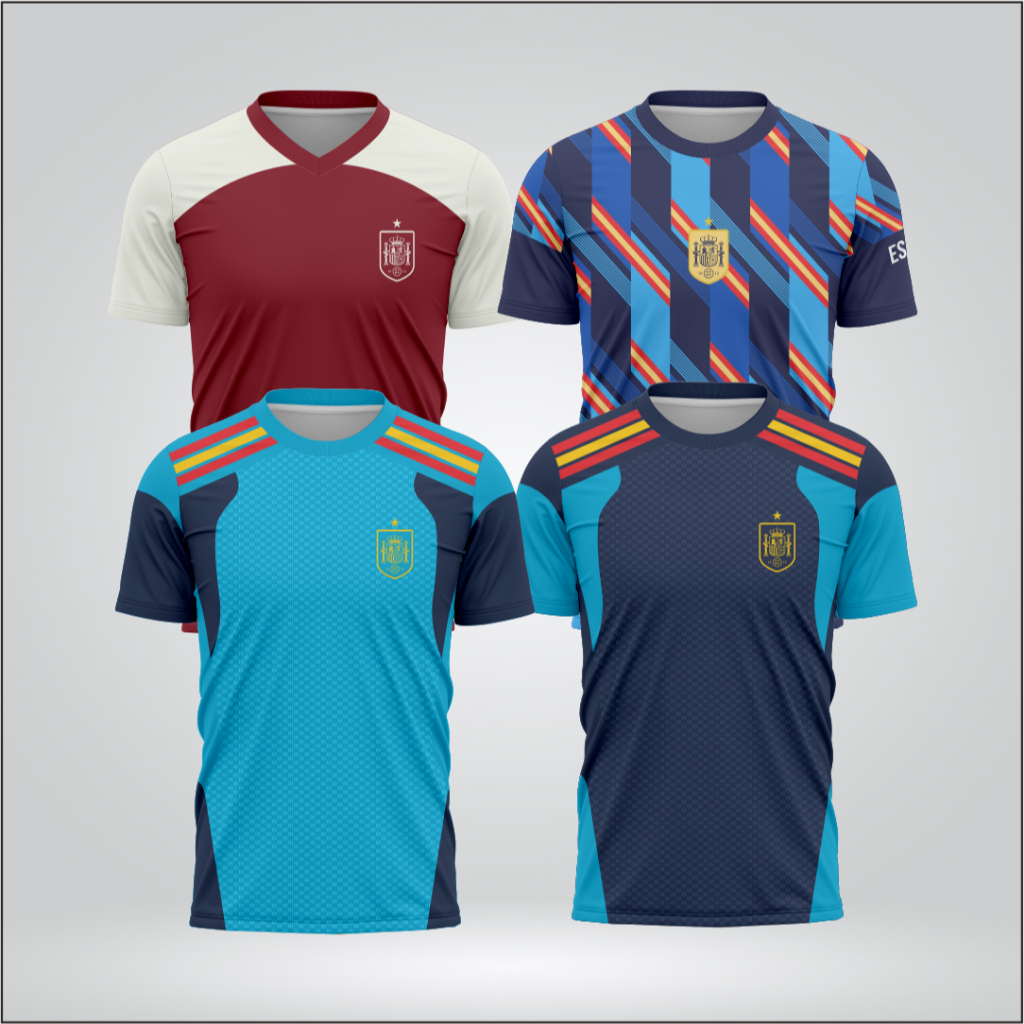 JERSEY SPANYOL TRAINING PREMACT PIALA DUNIA 2026 FULL PRINTING