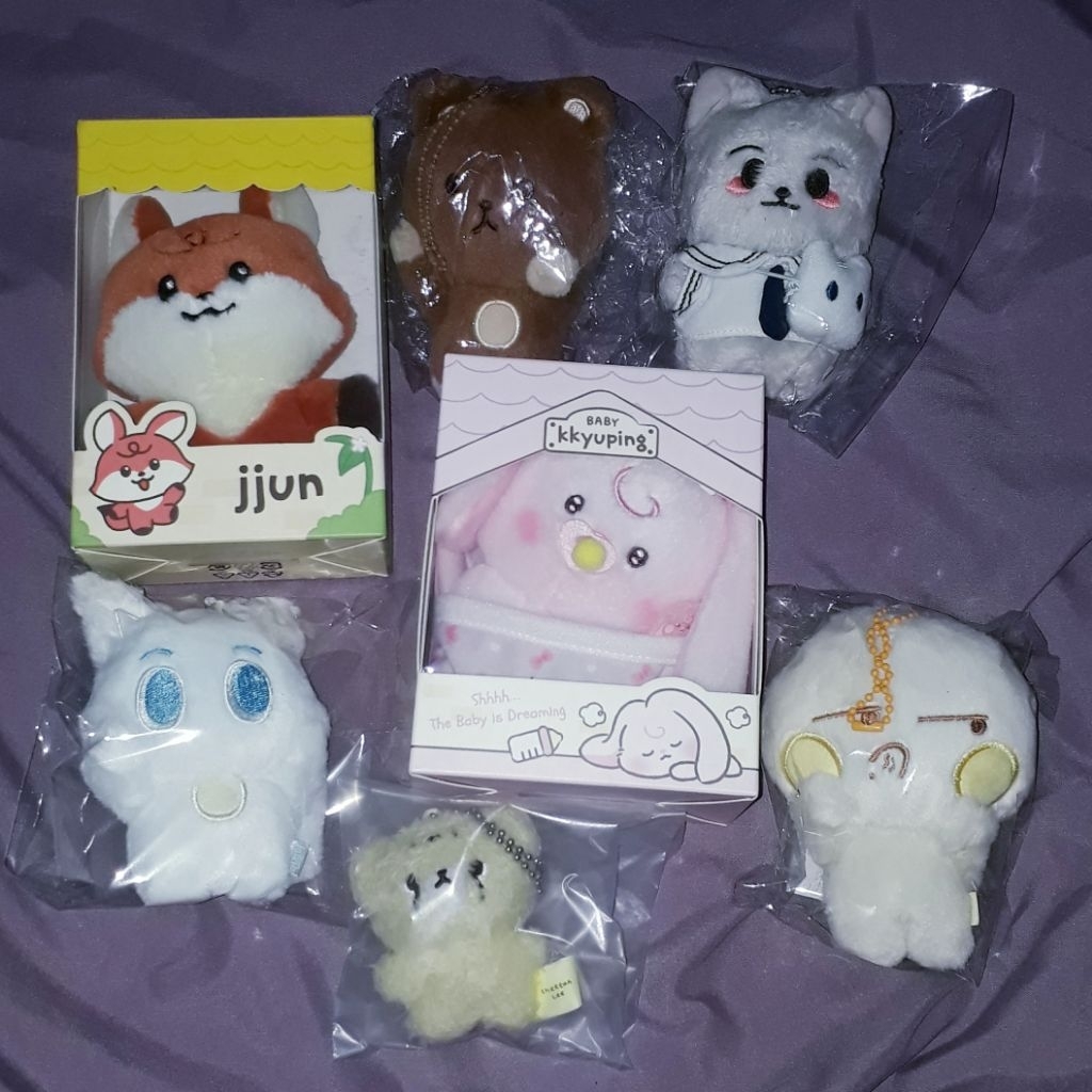 Readystock Official Magnet Doll Keyring Kkumi Haechan Gomde Cheetah Lee 7 cm Renmyang Renjun Carajoh