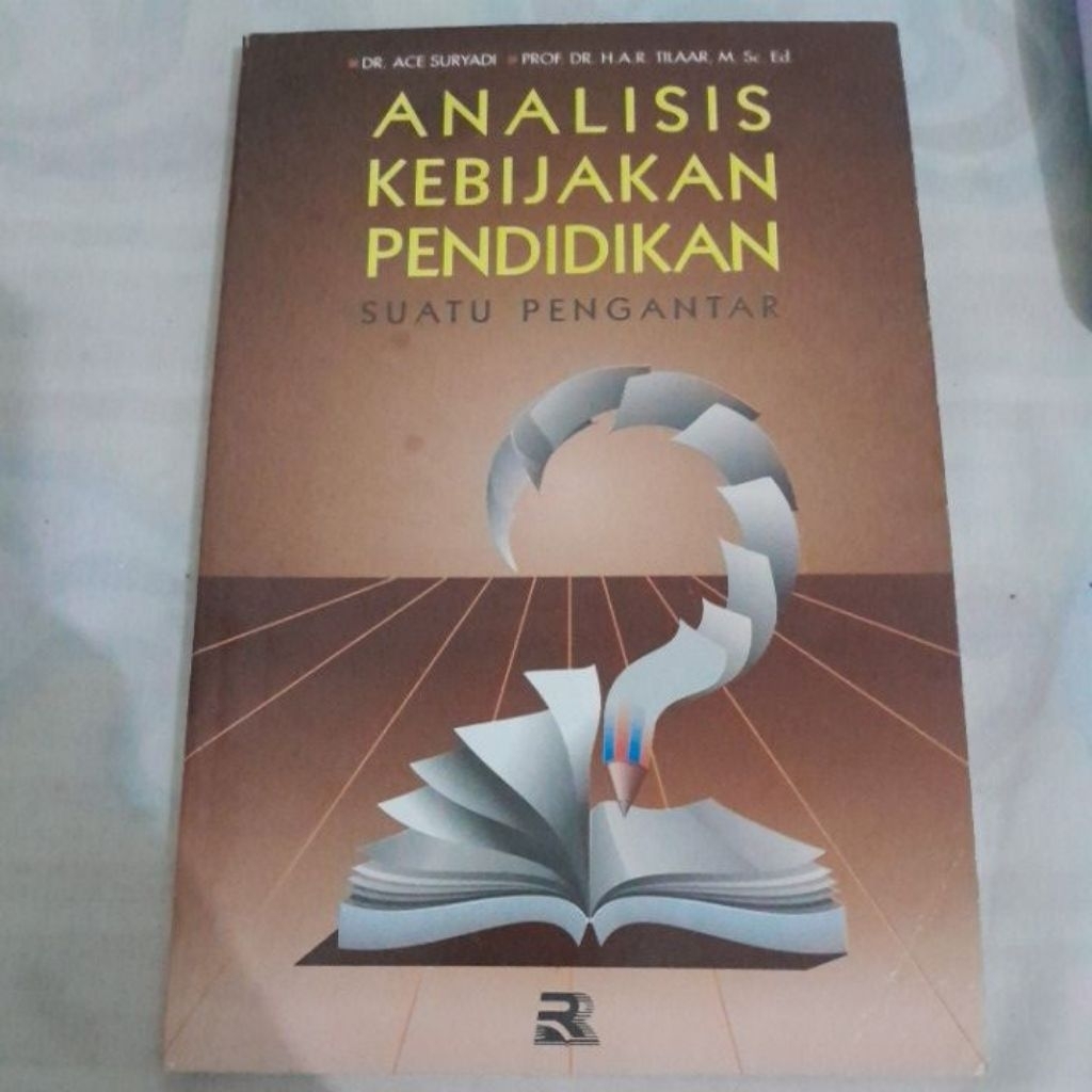 [silakan lihat foto dan video] preloved belum pernah dibaca buku thn 1993 Analisis Kebijakan Pendidi