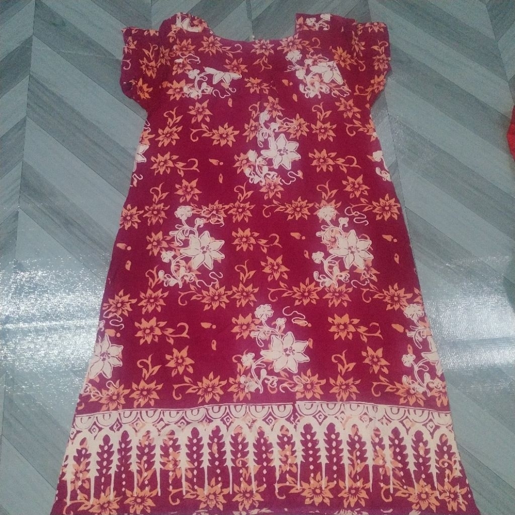 [SECOND] Home Dress Daster Katun Batik