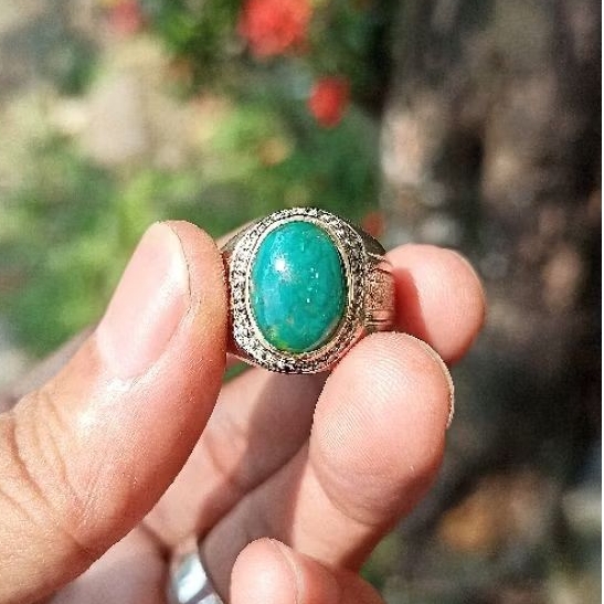 NATURAL CHRYSCOLLA BACAN GULAU SERAT KURA