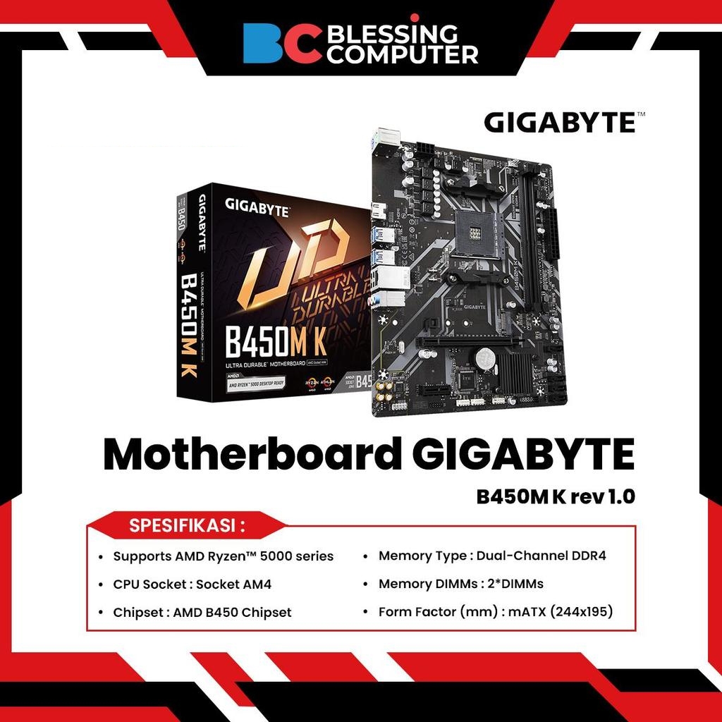 Motherboard GIGABYTE B450M K