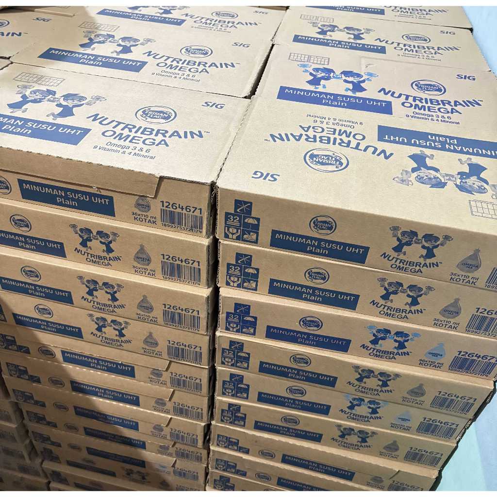 HARGA GROSIR Frisian Flag Plain 110ml uht susu 1 dus Coklat. Stroberi