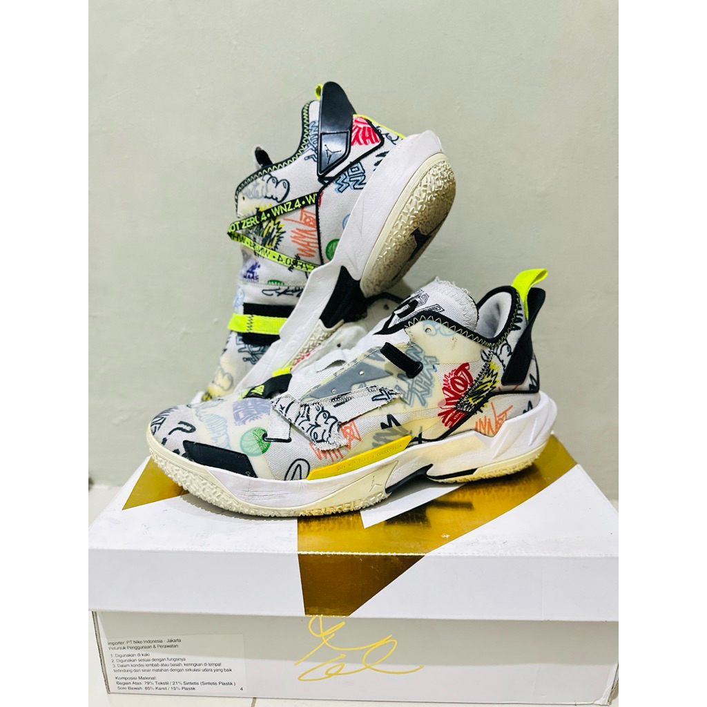 SEPATU BASKET JORDAN WHY NOT ZERO PRELOVED