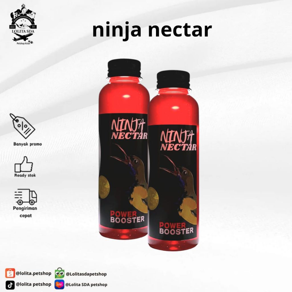 ninja nextar power booster / nectar burung / nektar untuk burung