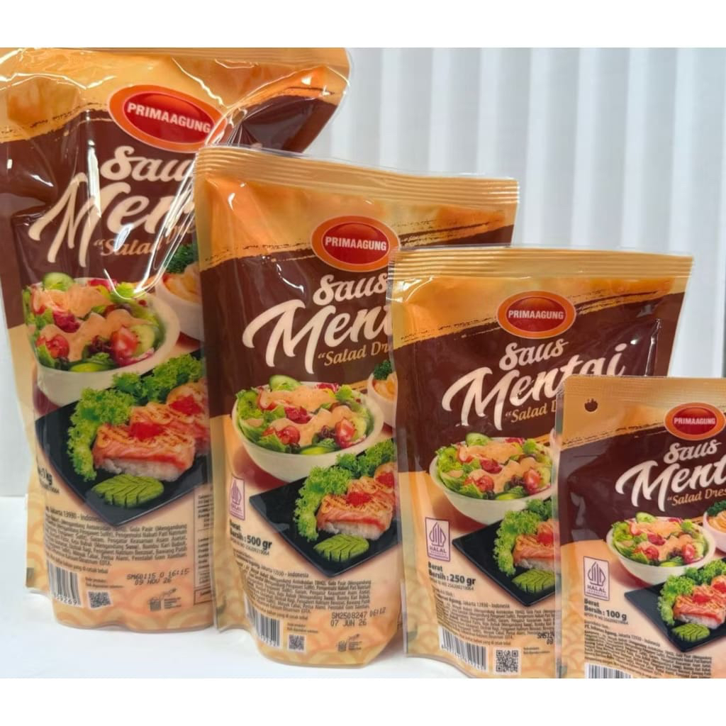 Saus Mentai Prima Agung Kental, Gurih, Pedas Asam
