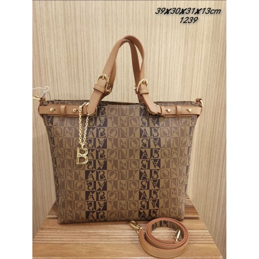 READY STOCK tas bonia original sling tote bag gradasi XL