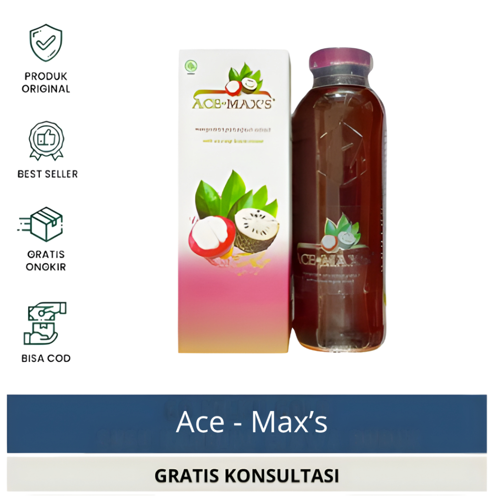 ACE MAX ACE MAXS ACE MAX'S 350ML EKSTRAK KULIT MANGGIS 100% ORIGINAL