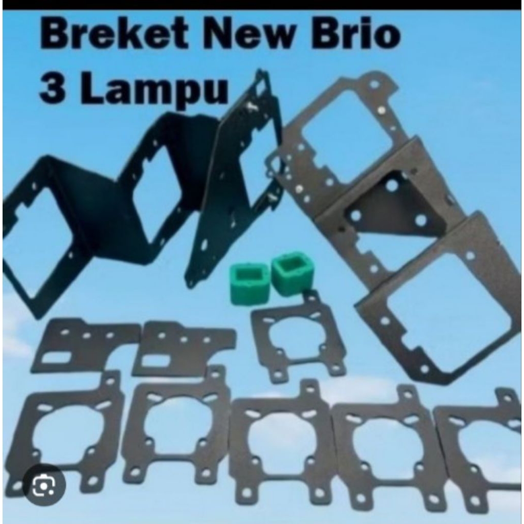 Breket New Brio 3 Lampu