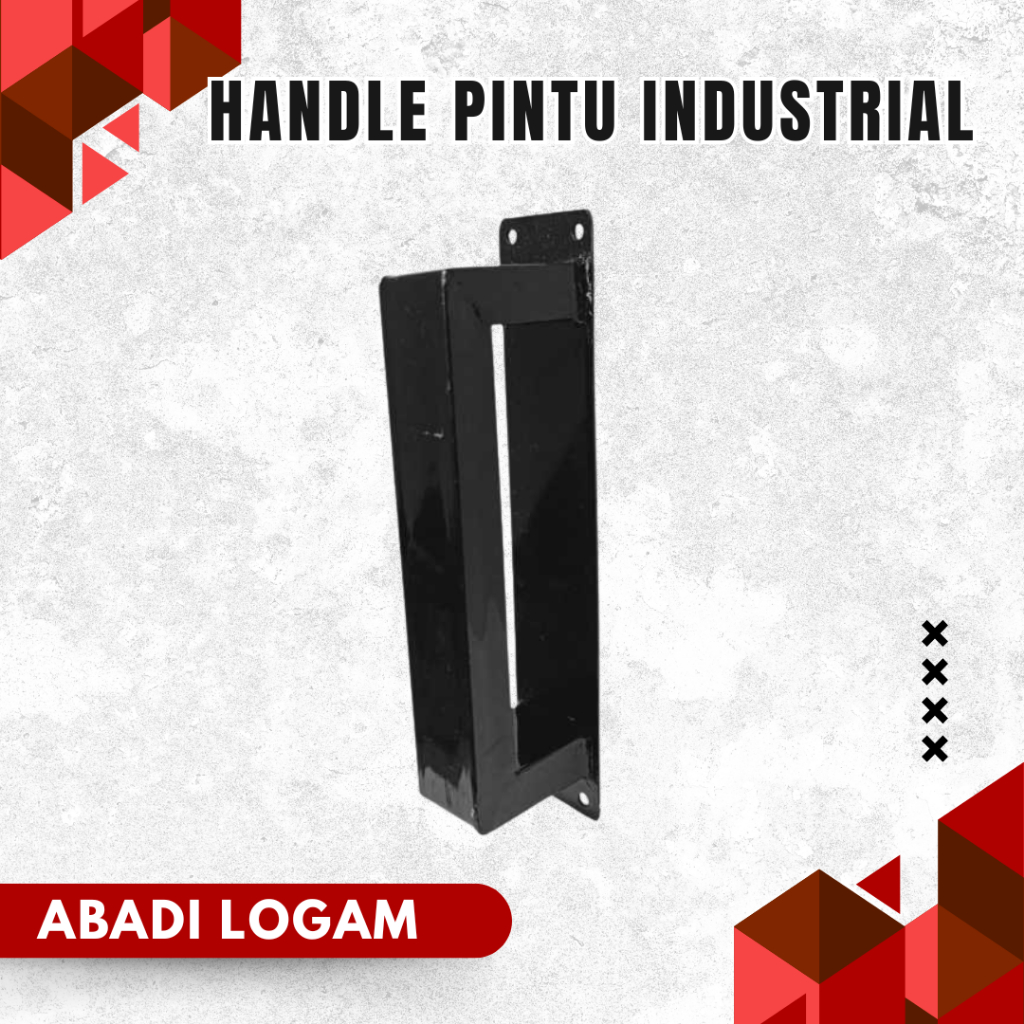 Handle Pintu Industrial Minimalis Besi Garasi Rumah