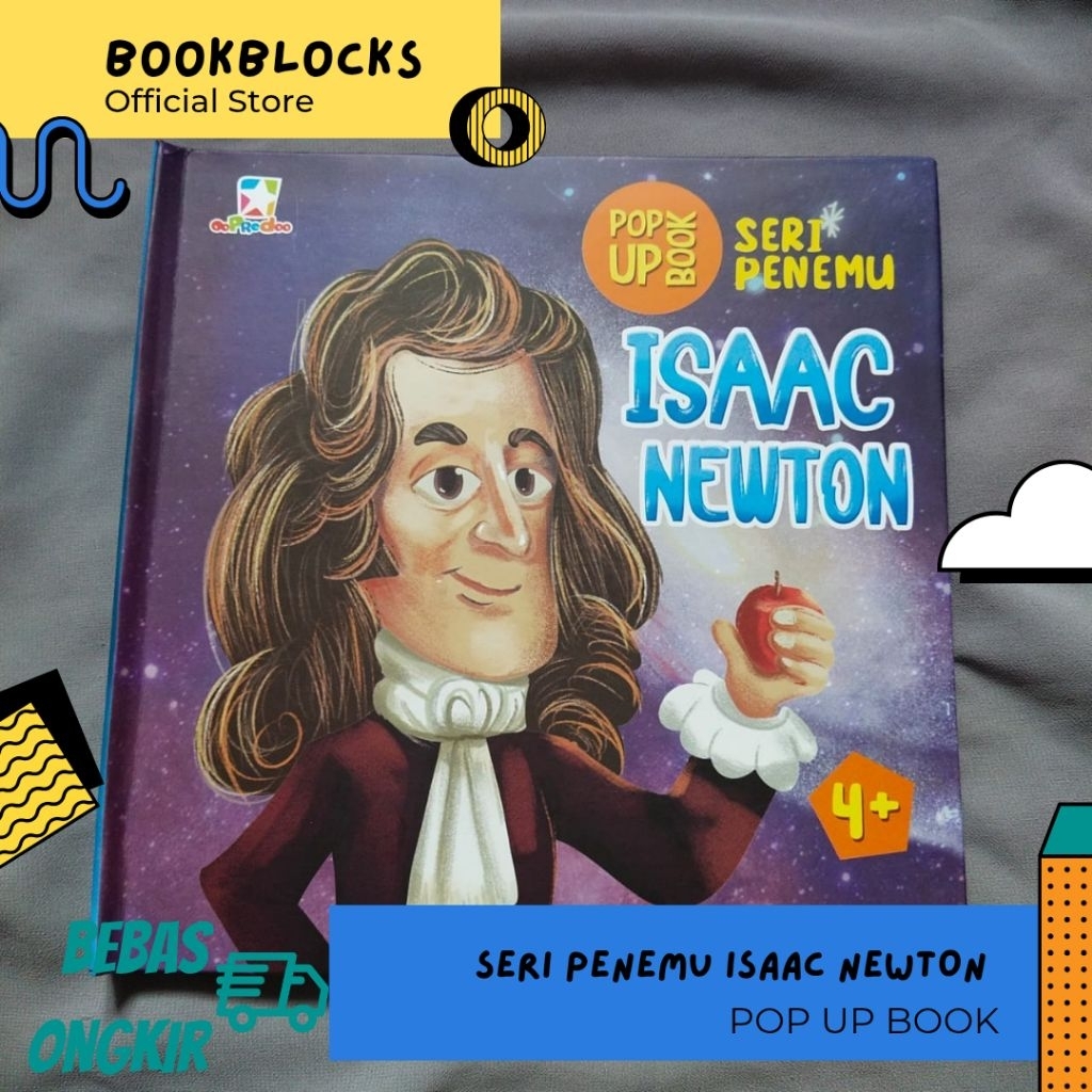 BUKU POP UP ANAK SERI PENEMU ISAAC NEWTON