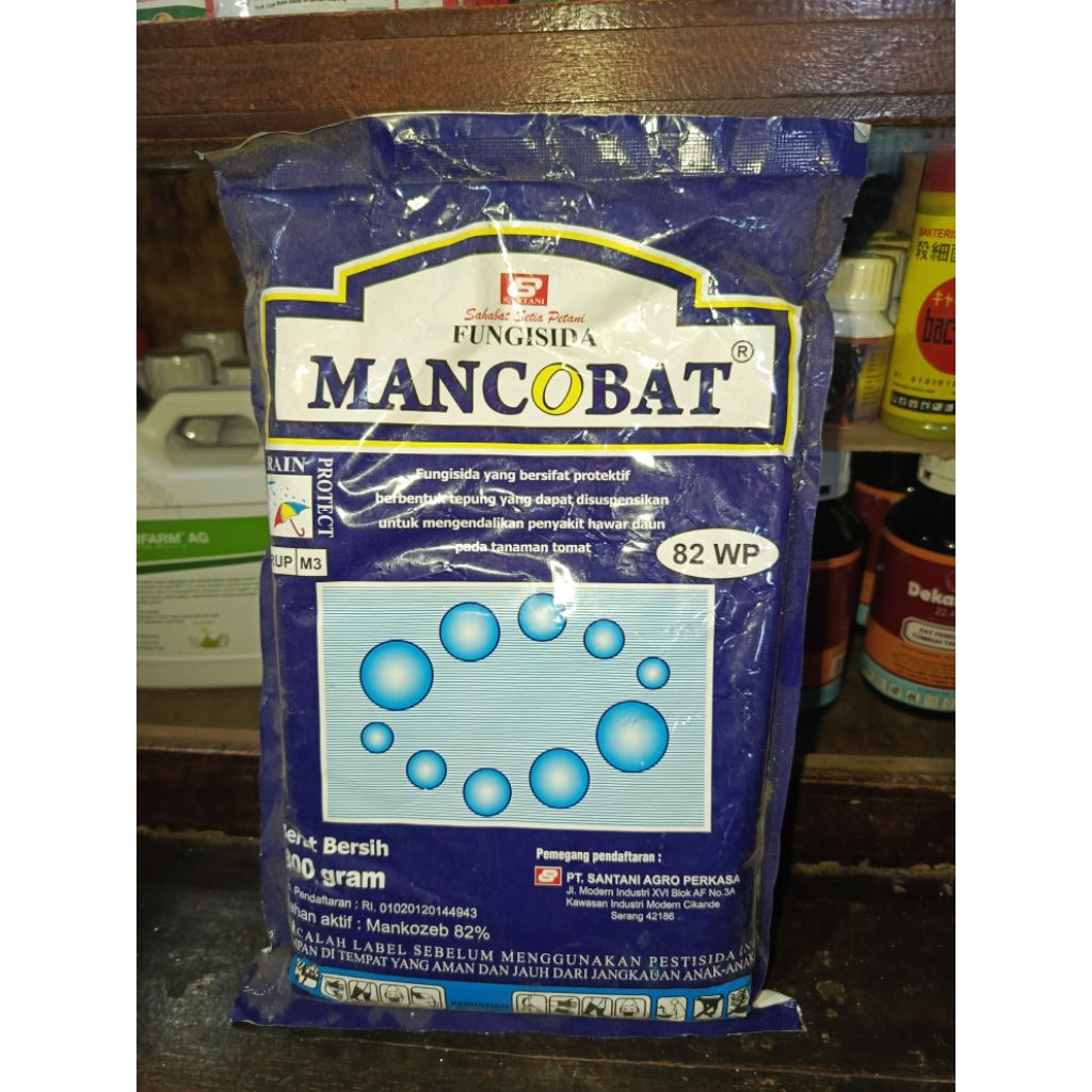 Mancobat 1kg Fungisida Mankozeb 82% Mengendalikan Penyakit Hawar Daun Santani Agro Perkasa Sagrizeb