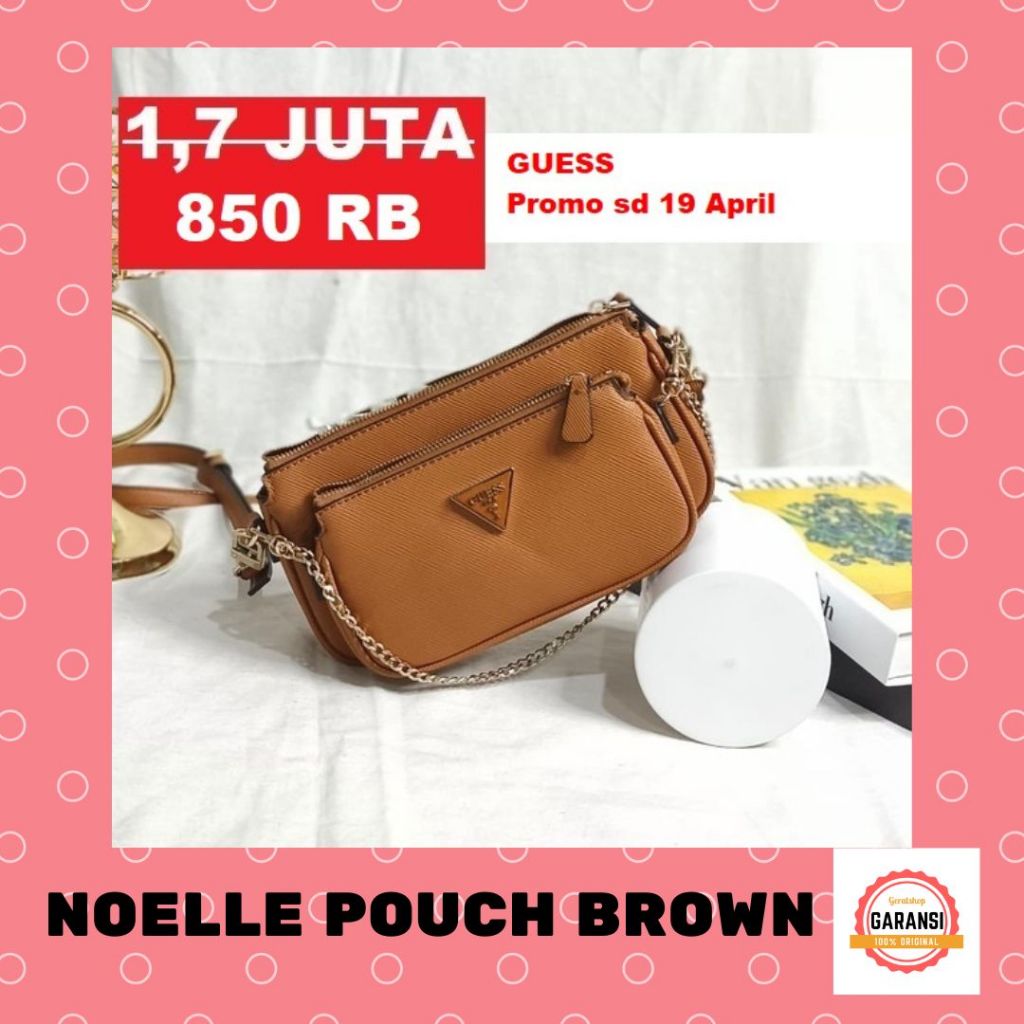 Tas Guess wanita seri NOELLE POUCH original SALE STORE