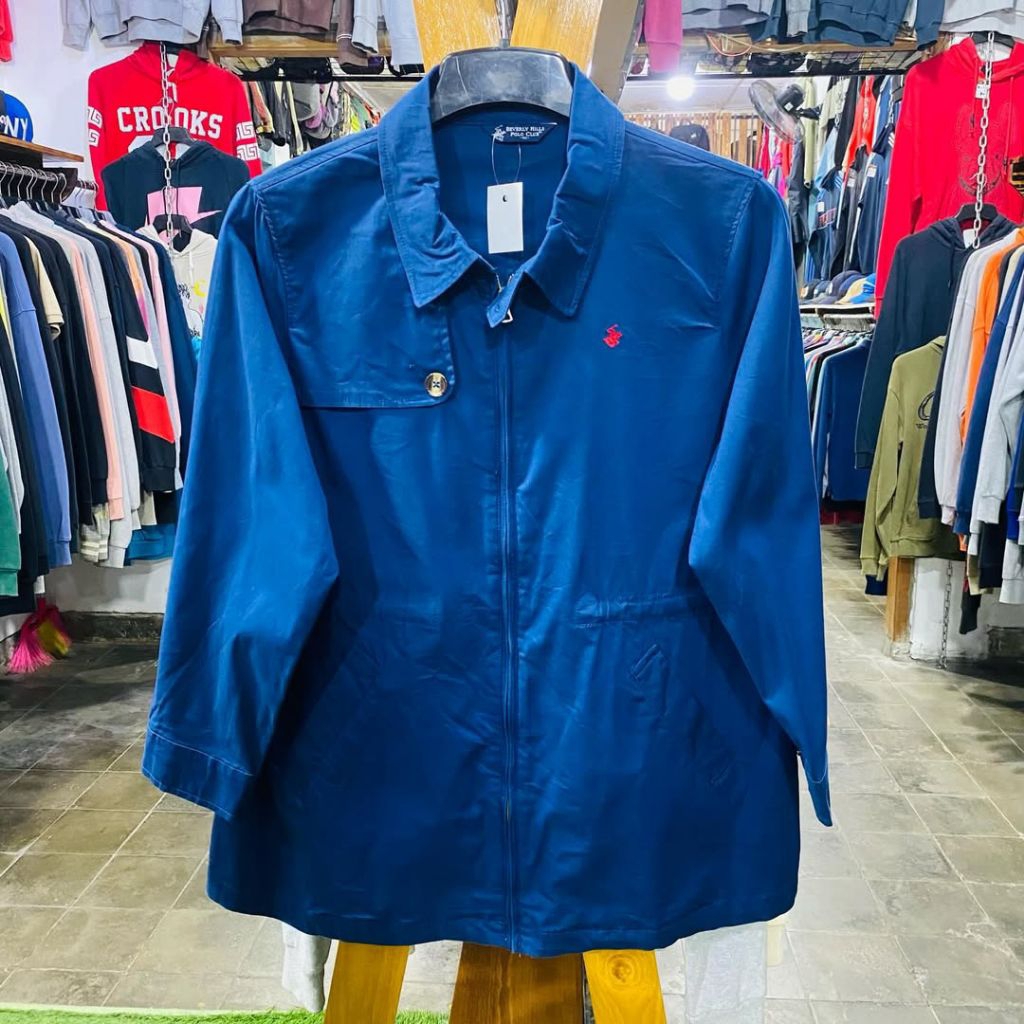 jaket harington wanita POLO CLUB tebal size L casual bagus