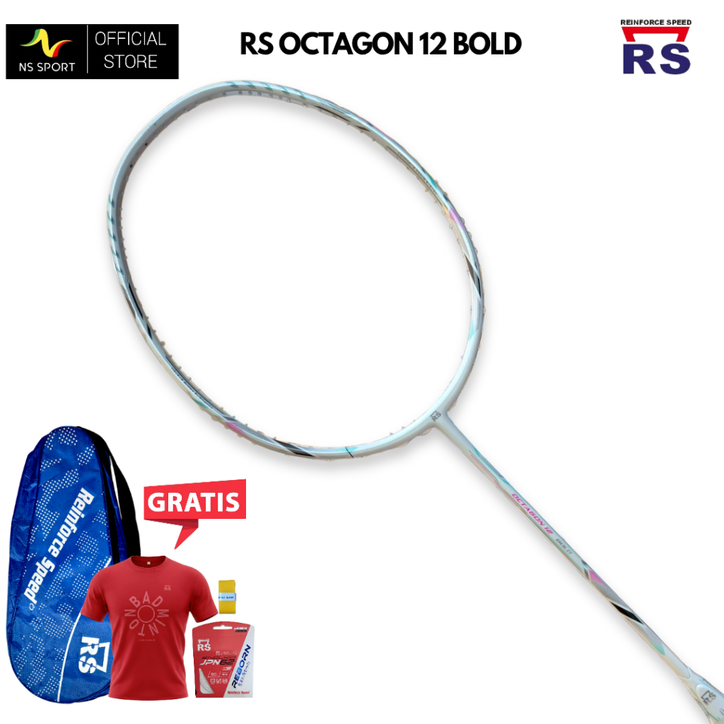 RS Raket Badminton Octagon 12 Bold
