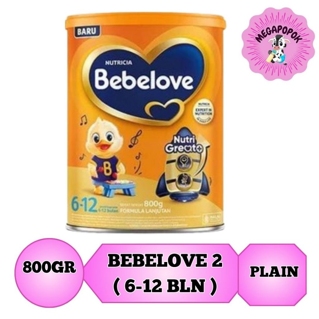 Bebelove 2 Usia 6-12 Bulan Kaleng 800gr/megapopok