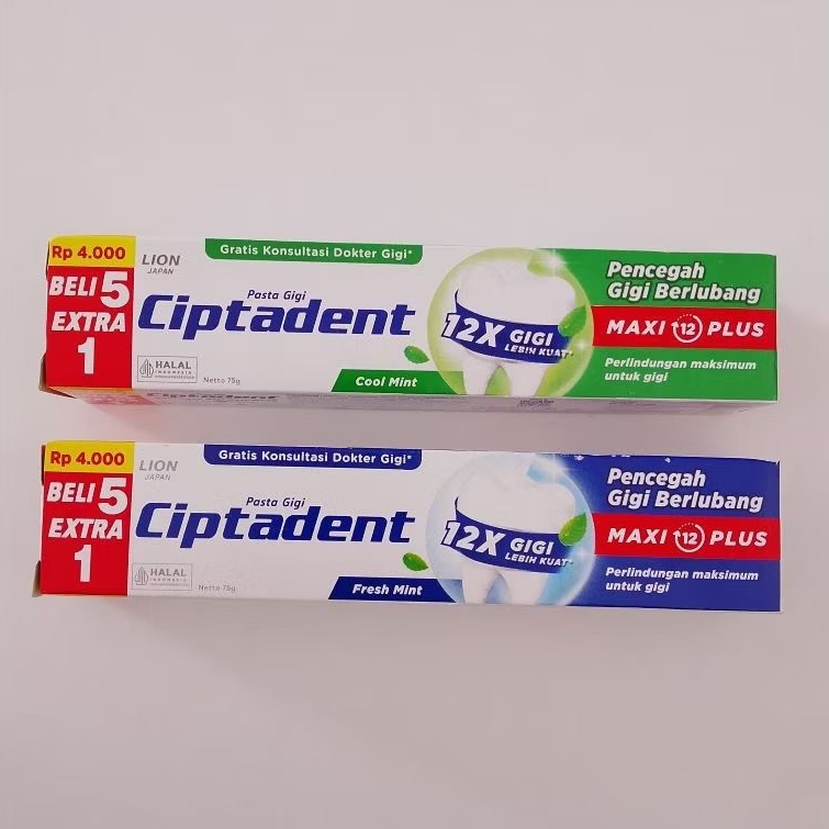 Ciptadent 75gram Cool Mint Fresh /Pasta Gigi Ciptadent 75gram