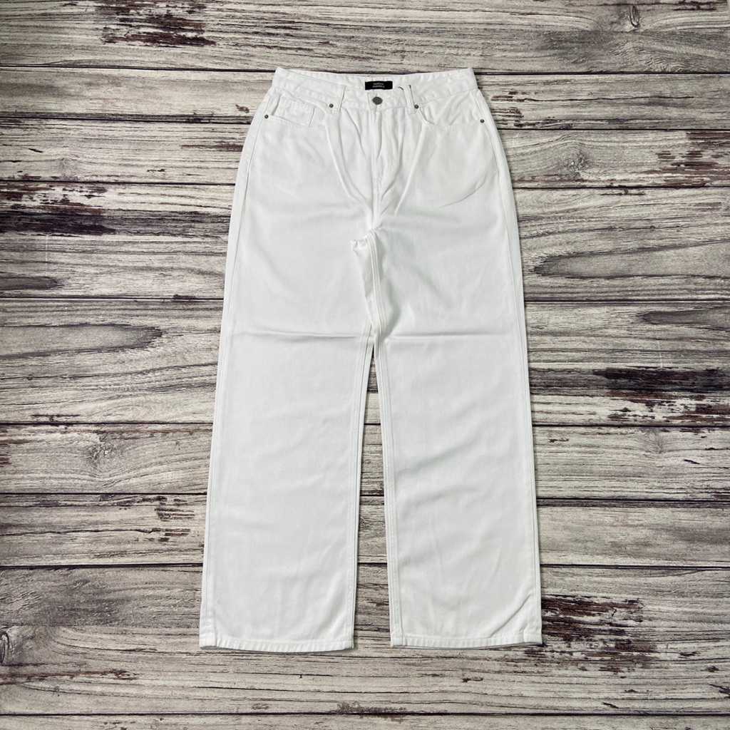 Celana Loose Fit Musinsa Standard White Jeans Size 30