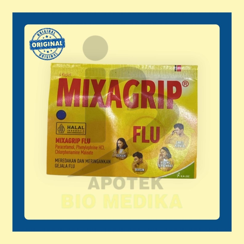 MIXAGRIP FLU KUNING ECER OBAT WARUNG
