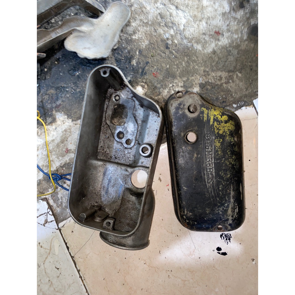 mangkok karbu dan tutup karbu vespa super dan px