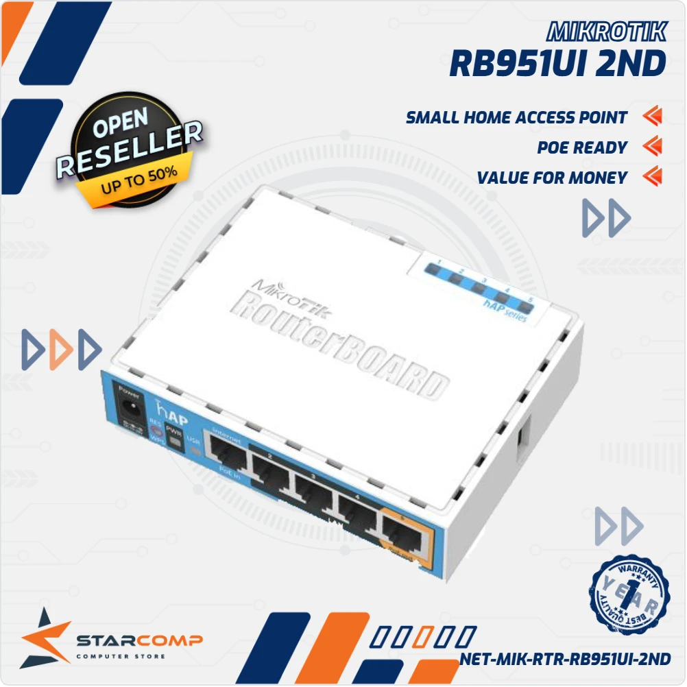 Mikrotik RB951UI 2nD Wireless RB 951 UI HAP