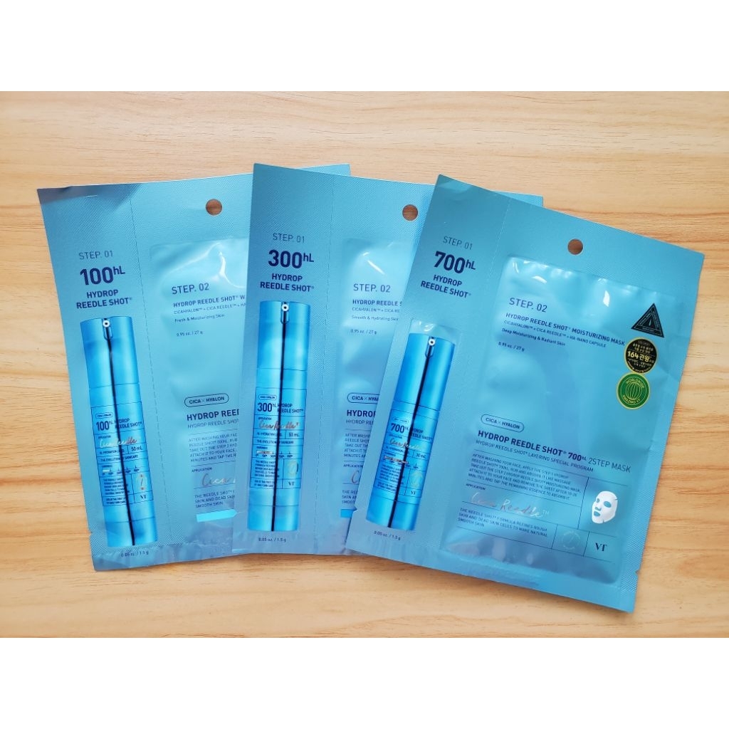 [New - Bundle] VT Hydrop Reedle Shot 100 300 700 2Step Mask