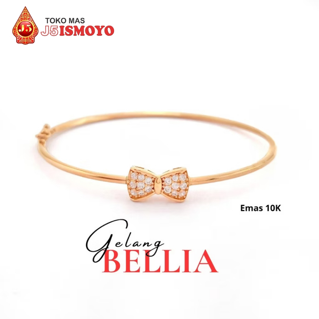 Gelang Emas Mas Asli Model Bangle Bellia J5 Ismoyo