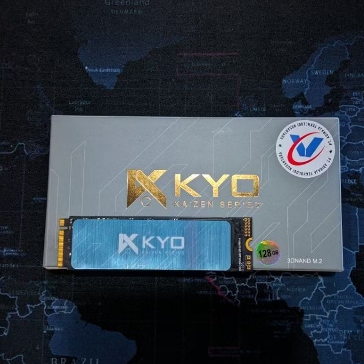 Kyo SSD Nvme 128gb bekas Free req Windows 10/11