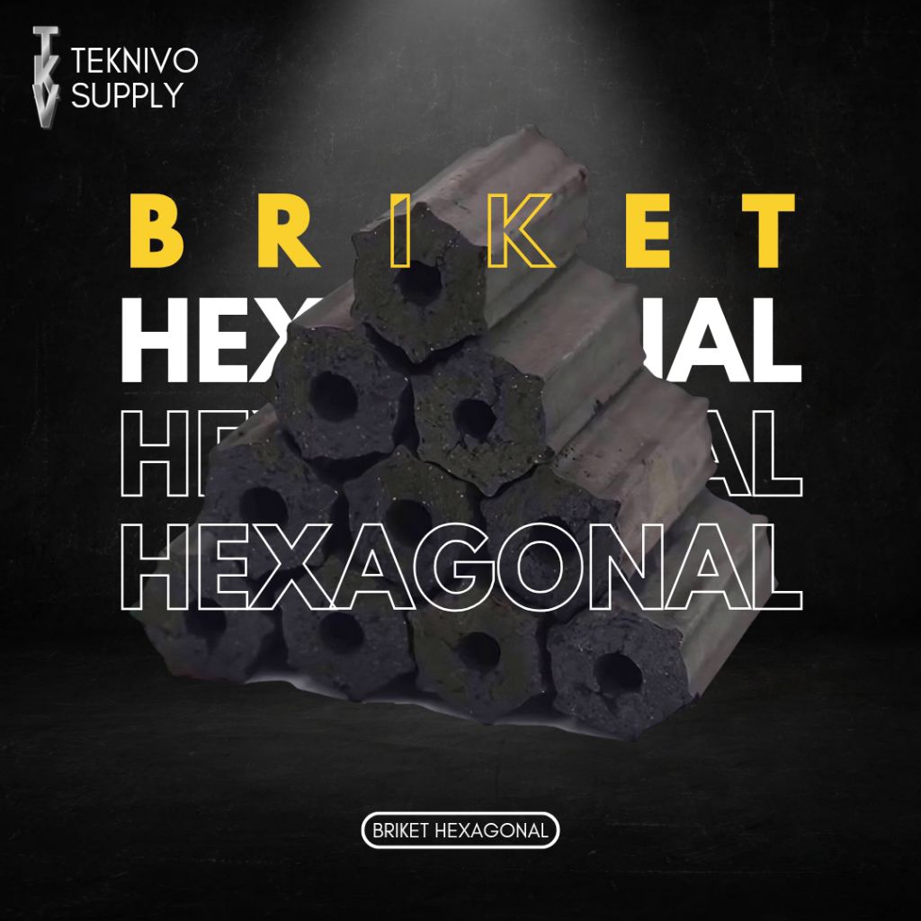 BRIKET ARANG HEXAGONAL-10KG